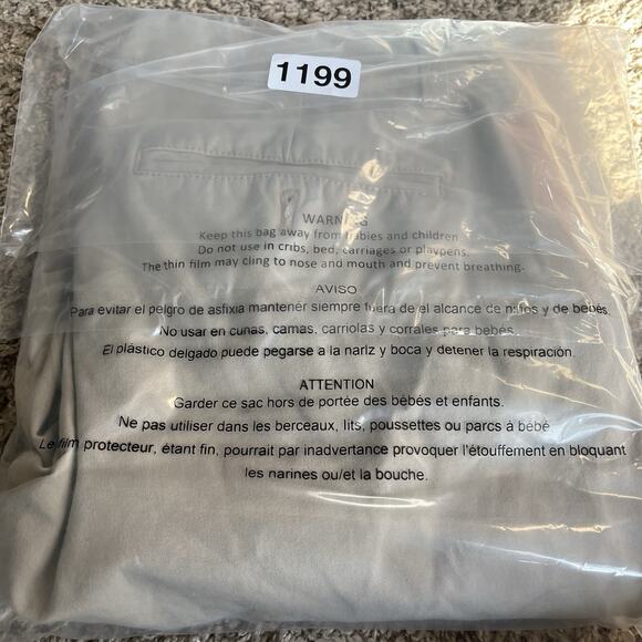 Bonobos Slim Taper Leg Stretchy Chinos Men's Performance 34x30Gray Zip Pocket - Picture 11 of 11